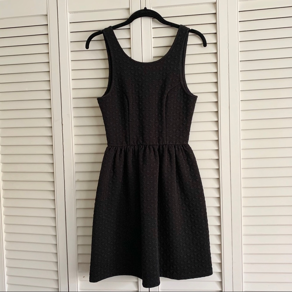 Everly Anthropologie black dress